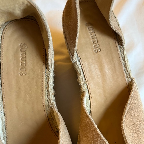 soludos positano platform wedge 7.5 comfort espadrilles - Picture 9 of 16